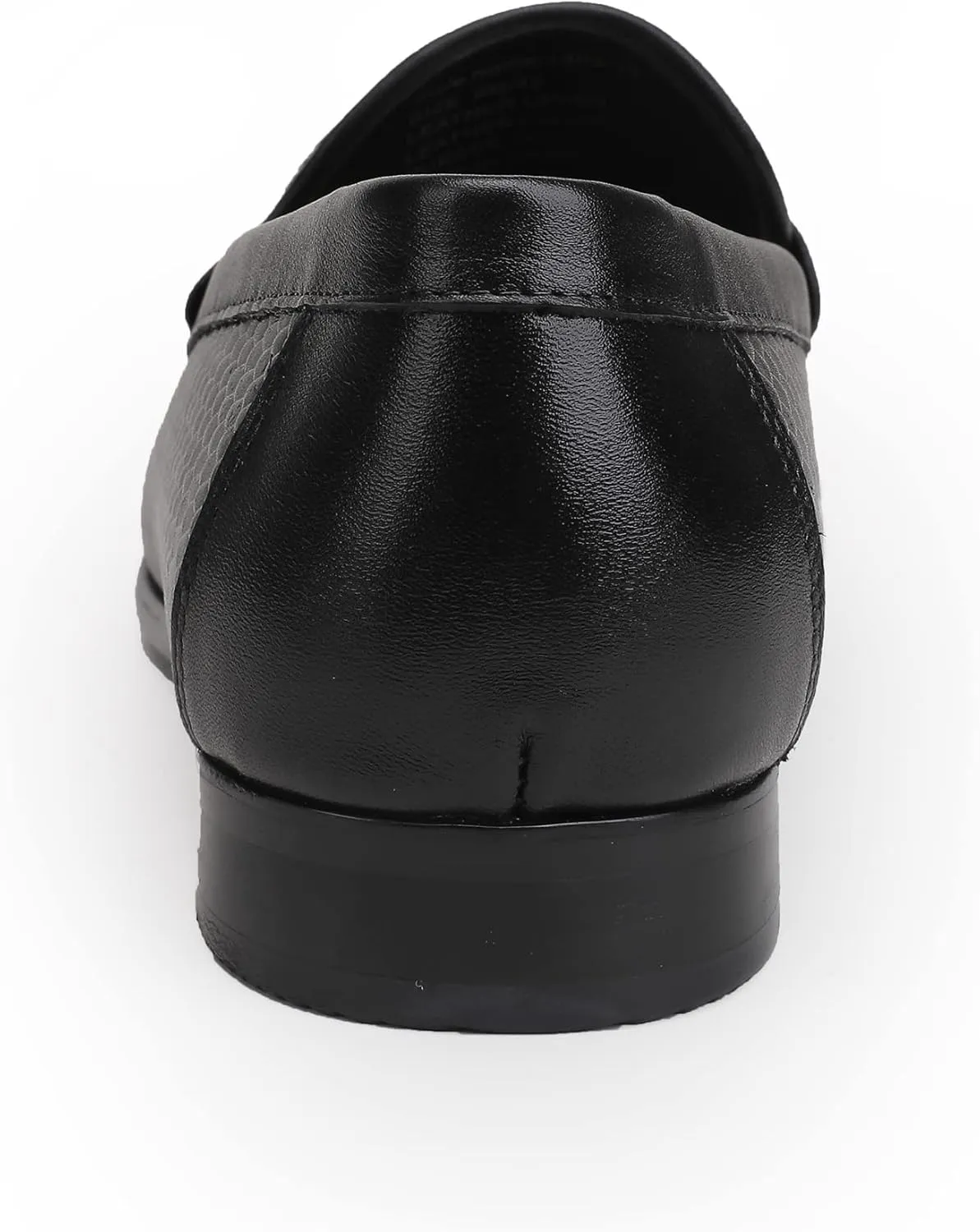 Men's Loafer Mens Crocodile Leather Penny Loafers Black Coffee Slip-On Dress Shoes with Matel Buckle Shoes for Business, Weddings, Parties and Casual Events