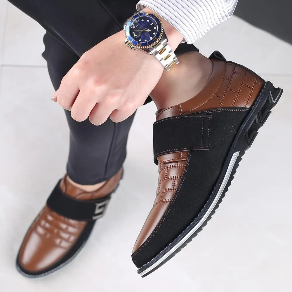 Men's Loafers Premium Leather Comfort Business Casual Oxford Shoes Office Working Driving Walking Shoe