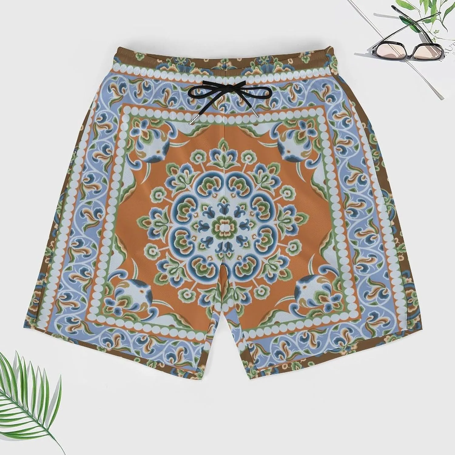 Mens Swim Trunks with Compression Liner Bathing Suits Beach Shorts Swim Shorts Men Swim Trunks