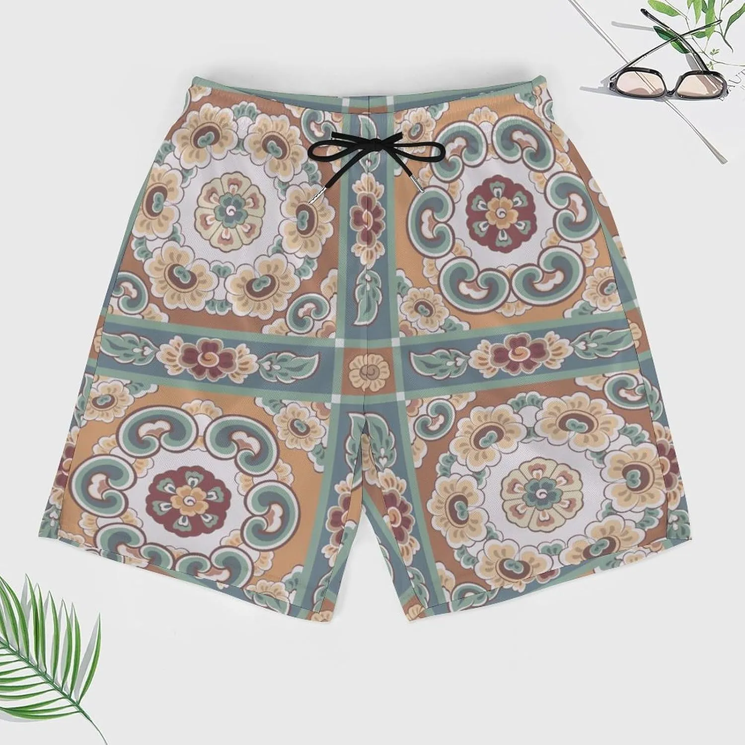 Mens Swim Trunks with Compression Liner Bathing Suits Beach Shorts Swim Shorts Men Swim Trunks