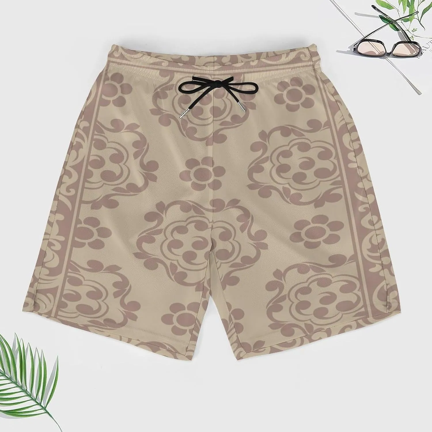 Mens Swim Trunks with Compression Liner Bathing Suits Beach Shorts Swim Shorts Men Swim Trunks