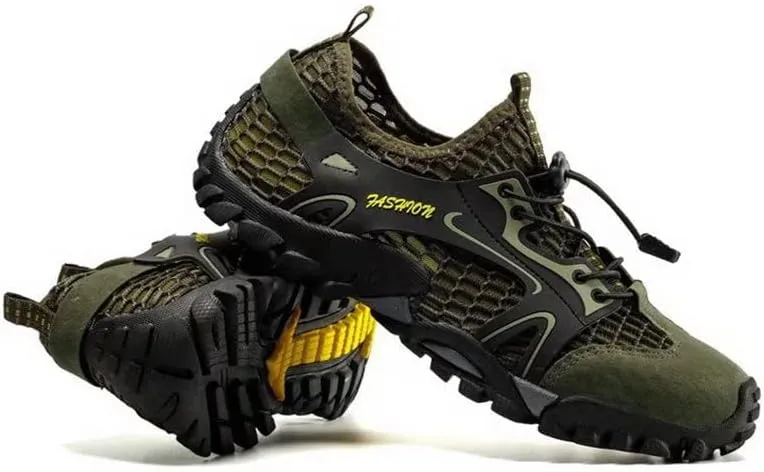 Men's Women's Breathable Mesh Hiking Shoes for Aqua Mountain