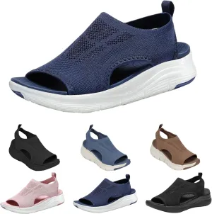 Mesh Sandals for women 2025 Comfortable Spring Shoes Arch Support Orthotic Plantar Fasciitis Non-slip Open Toe Sandals