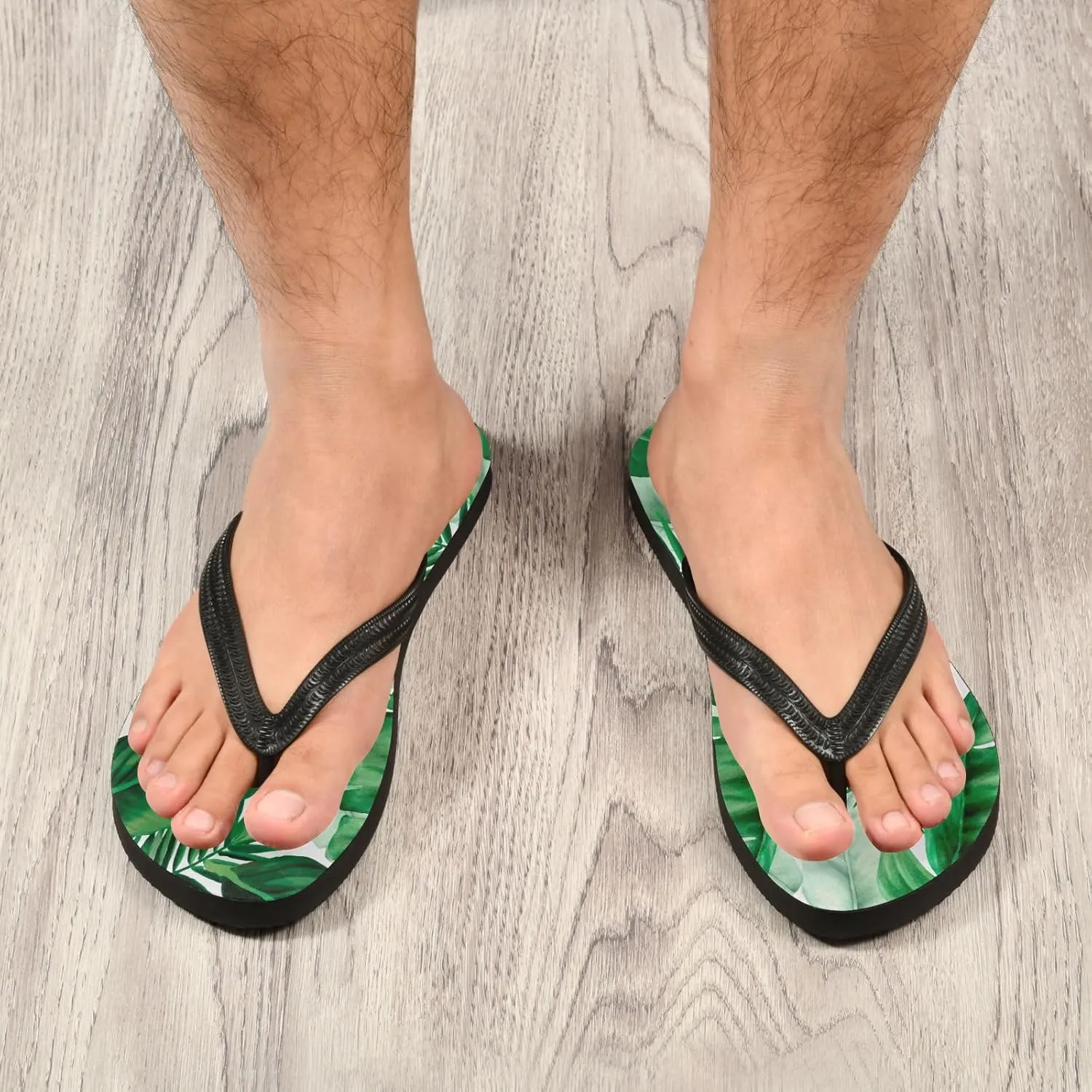 MNSRUU EVA Rubber Flip Flops for Men & Women,Unisex Sandals Soft Cushion Footbed Comfort flip-flops