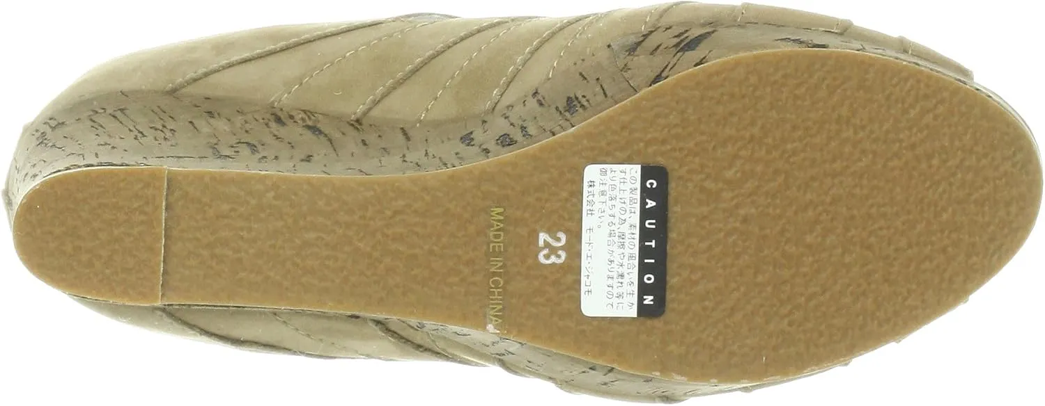 Mode Ejacomo MEHX29018 Thick Sole Cork Heel Sandals