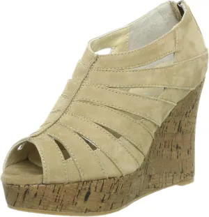Mode Ejacomo MEHX29018 Thick Sole Cork Heel Sandals