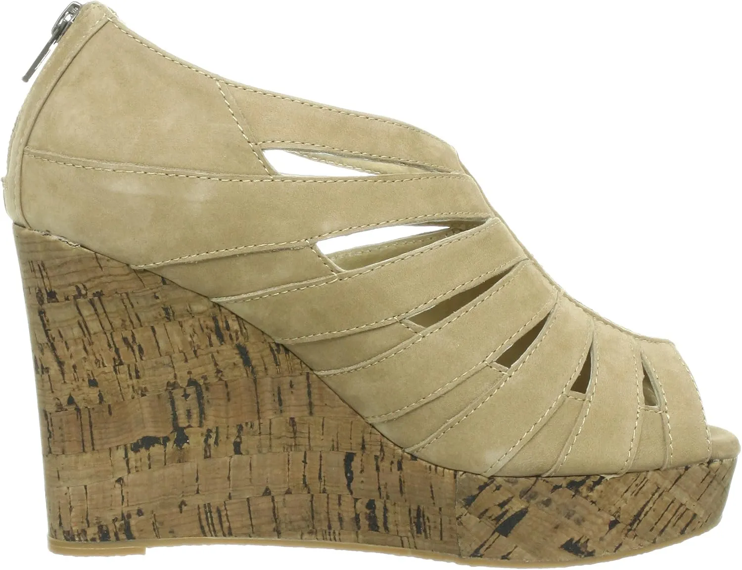 Mode Ejacomo MEHX29018 Thick Sole Cork Heel Sandals