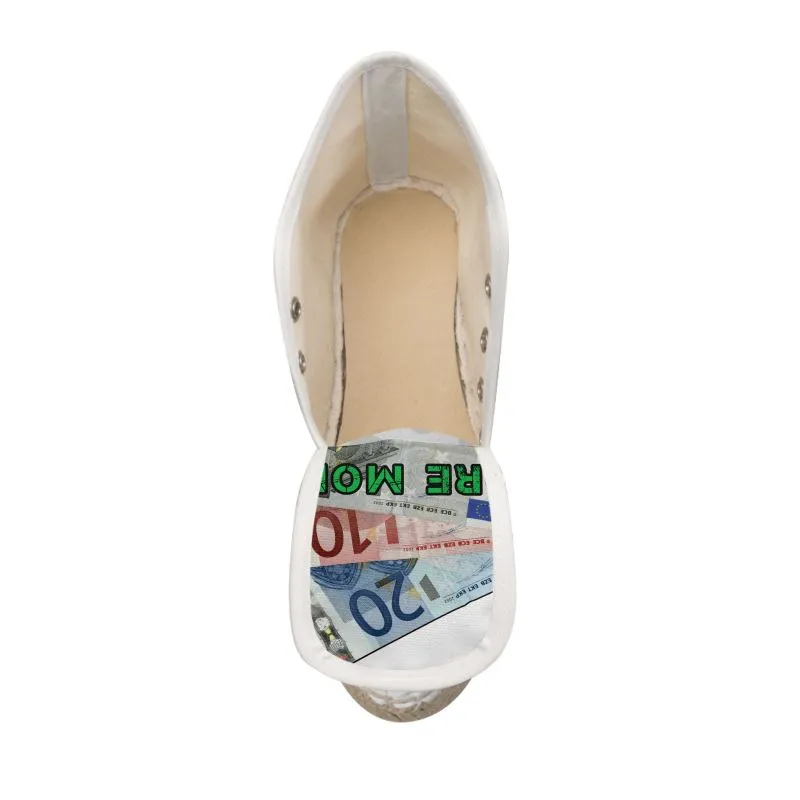 MORE MONEY Ladies Wedge Espadrilles