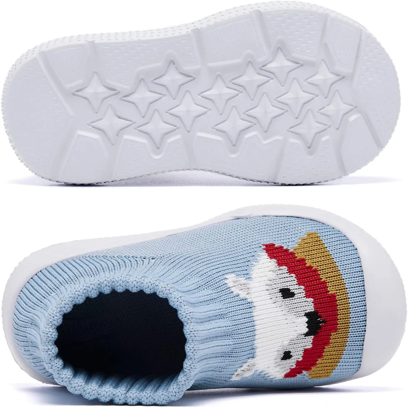 MORENDL Toddler Sock Shoes Baby Walking Shoes Infant Slippers Boys & Girls Non-Slip Sneakers