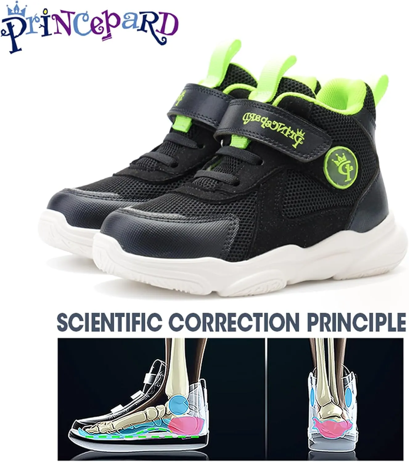 Orthopedic Sneakers for Toddlers and Kids with Ankle and Arch Support,Lightweight and Breathable