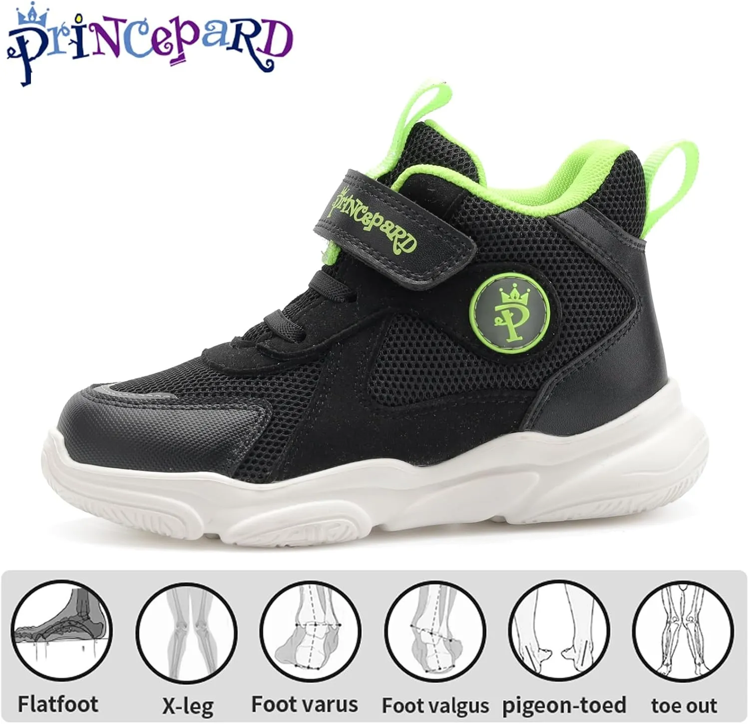 Orthopedic Sneakers for Toddlers and Kids with Ankle and Arch Support,Lightweight and Breathable
