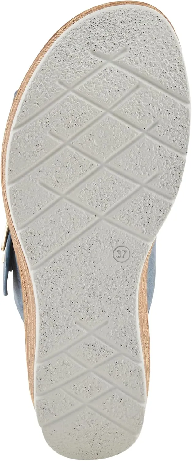 PATRIZIA Women's SHARONDA Asymmetrical Slide Wedge Sandals