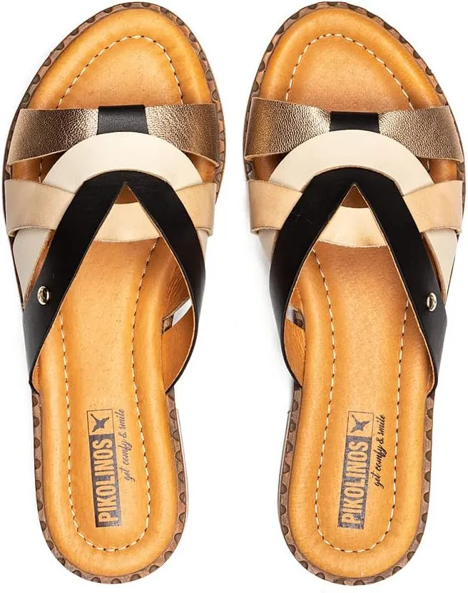 PIKOLINOS Flat Sandals Leather Algar for Woman