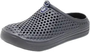 PLUS SIZE Men's Clogs, 2023 New Comfy Breathable Sandals Casual Beach Shoes, Men's Footwear. Grey 11.5/45