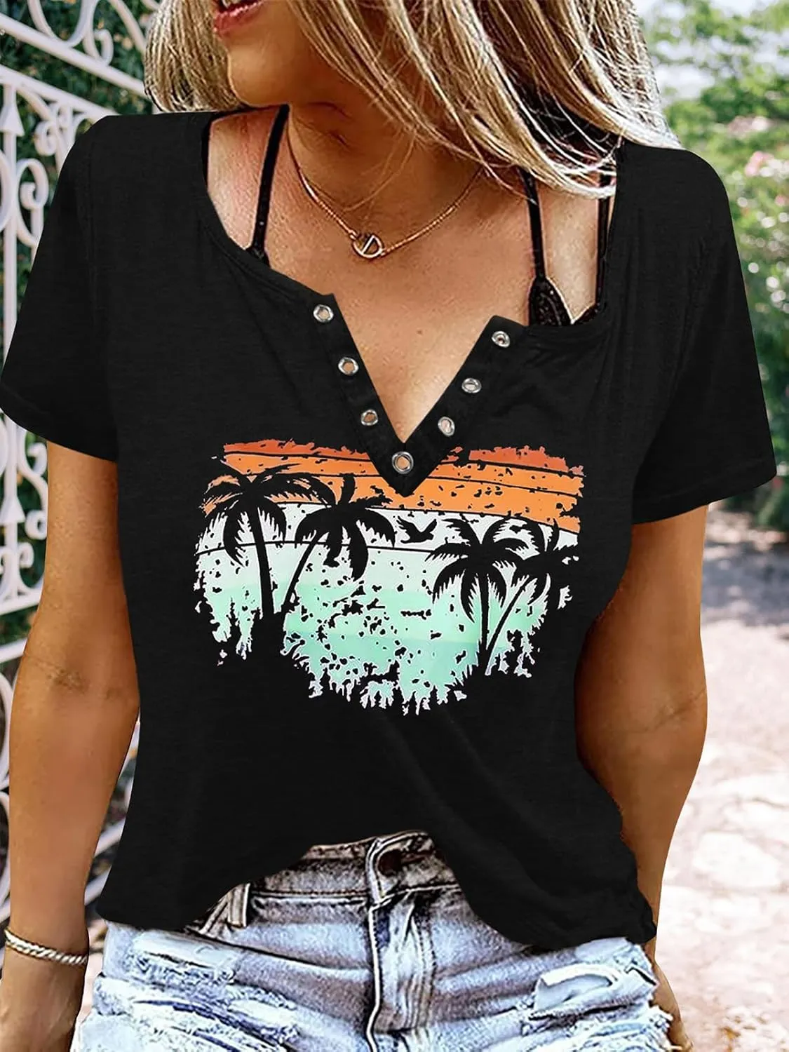 Plus Size Smooth As Tennessee Whiskey Shirt Women Ring Hole Sleeveless Sexy V-Neck Country Music Tank Top Tshirt