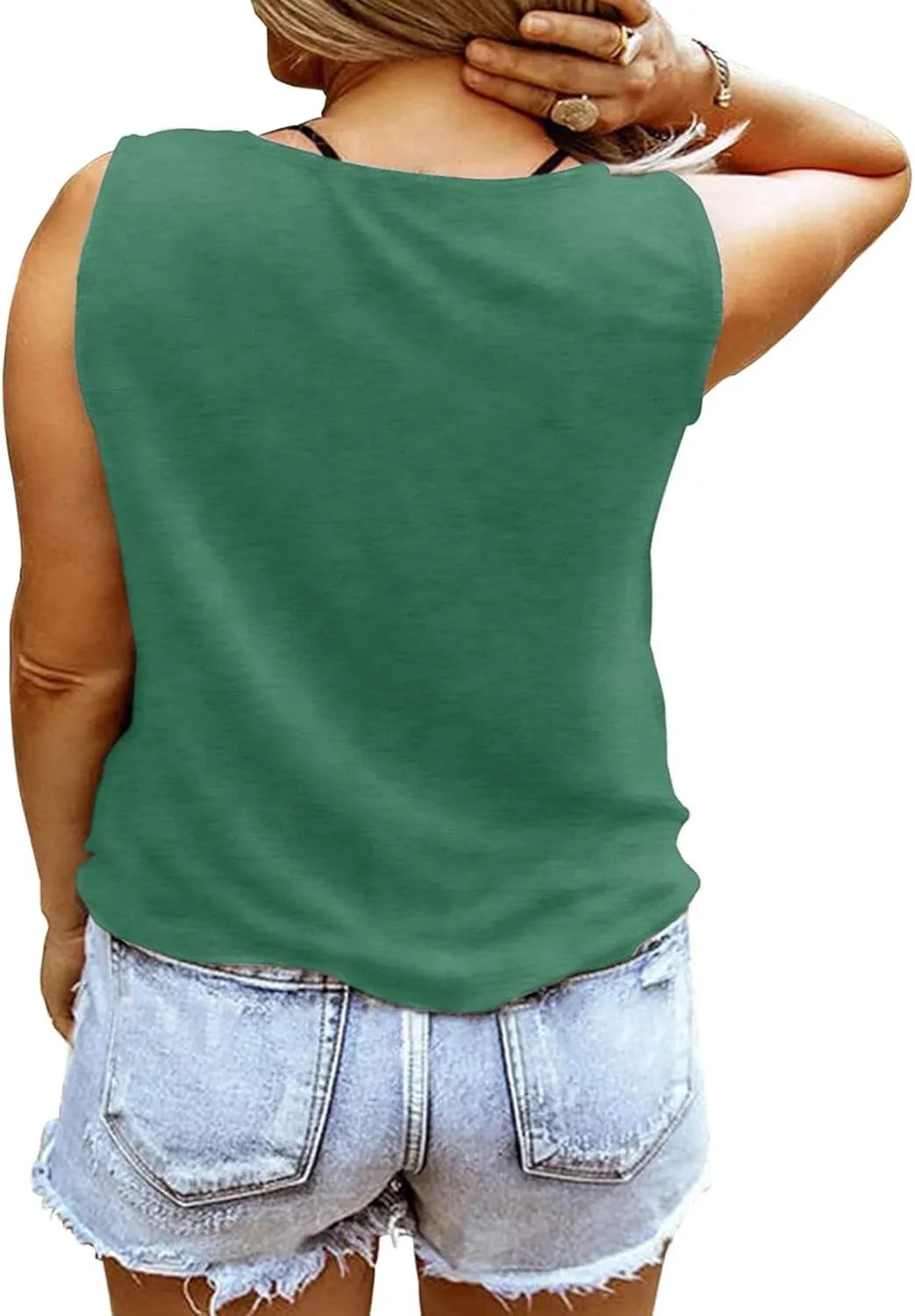 Plus Size Smooth As Tennessee Whiskey Shirt Women Ring Hole Sleeveless Sexy V-Neck Country Music Tank Top Tshirt