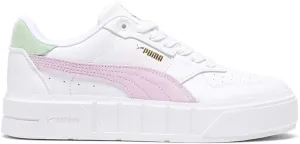 PUMA Womens Cali Court New Bloom Perforated Platform Sneakers Shoes Casual - White - Size 6.5 M