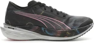PUMA Womens Deviate Nitro Elite 2 Marathon Series Running Sneakers Shoes Neutral - Black - Size 7 M