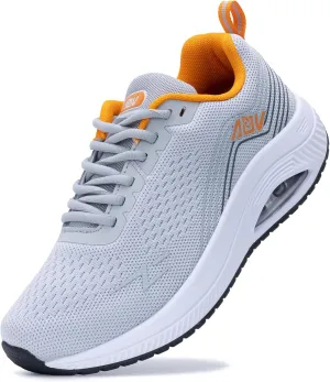 QAUPPE Womens Walking Shoes with Arch Support Athletic Orthotic Sneakers for Women Foot Pain Relief