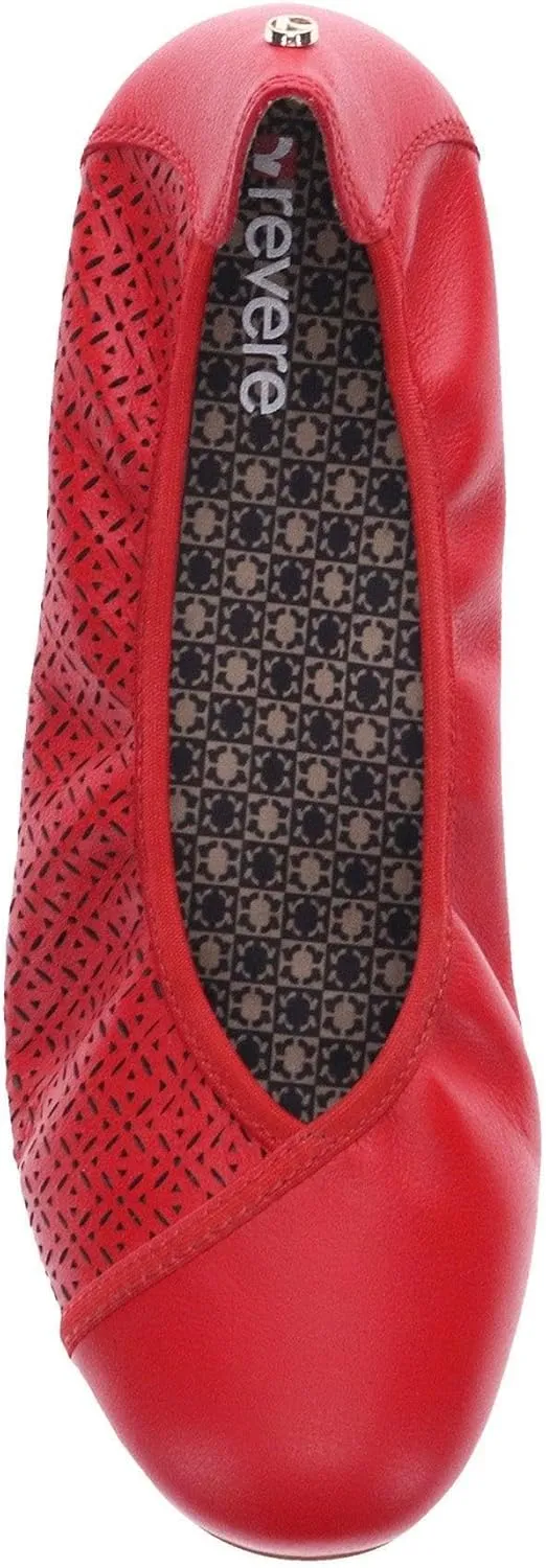 R Revere evere Nairobi Women's Ballet Flats - Elegant, Comfortable, and Perfectly Fitted with Customizable Support