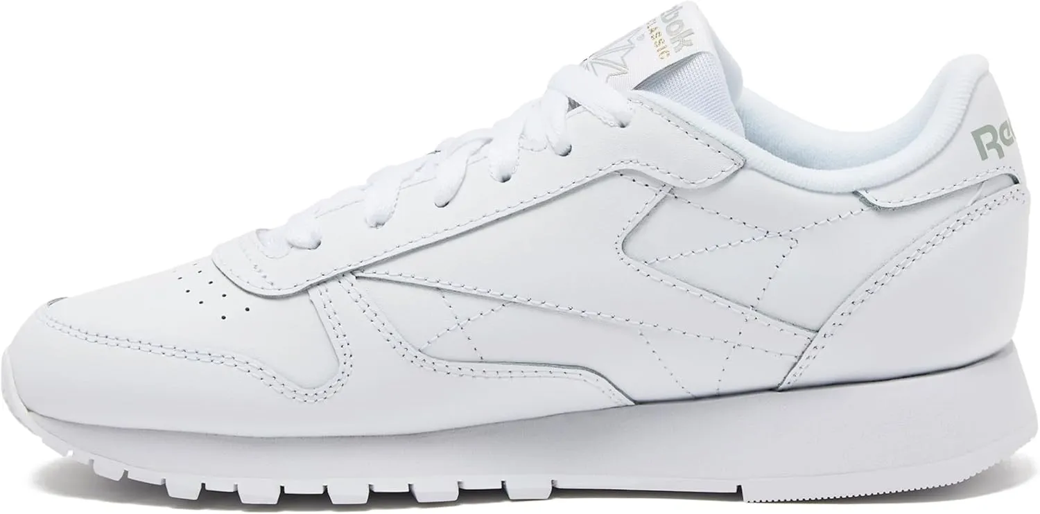 Reebok Men's Classic Leather Sneakers Black Or White Tennis Shoes