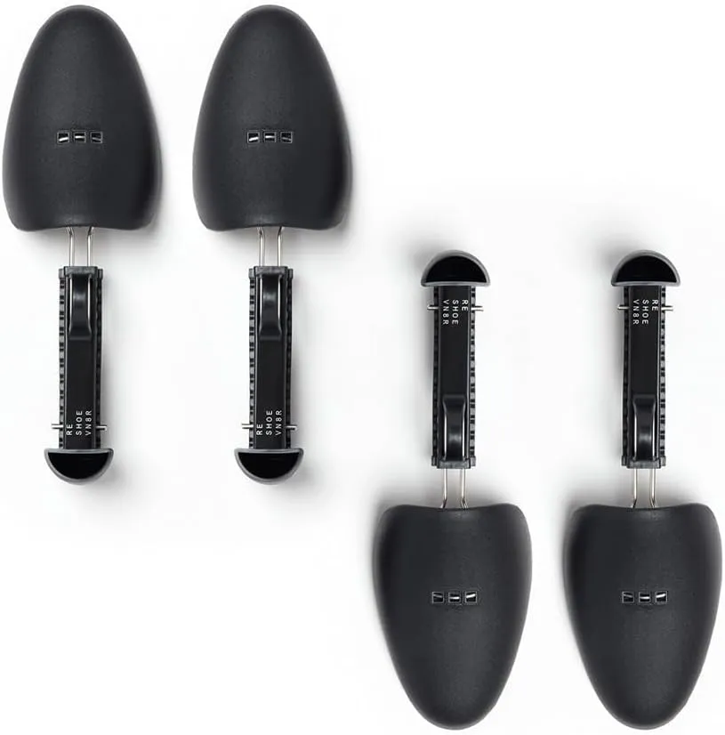 RESHOEVN8R Shoe Trees For Men - Adjustable Shoe Tress for Mens Sneakers Sizes 7-12 - Shoe Stretcher & Shaper for Cleaning Shaping & Crease Prevention