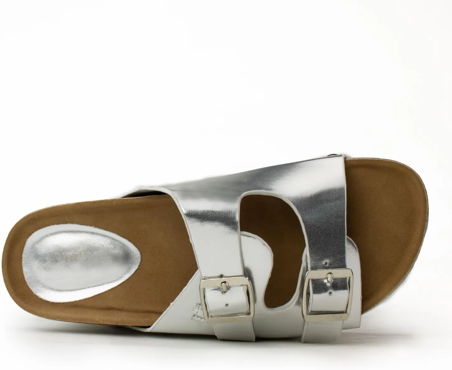 RF ROOM OF FASHION Women's Open Toe Slide on Footbed Platform Sandals