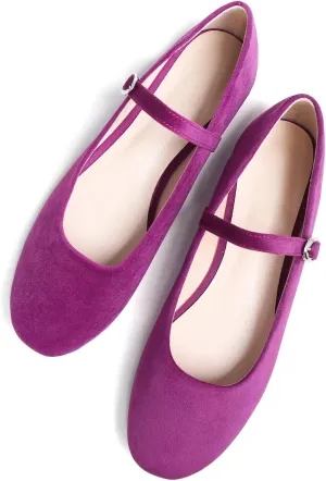 SAILING LU Women Pointed Toe Mary Janes Shoes Retro Plaid Dress Shoes Comfortable Ballet Flats Portable Holiday Shoes