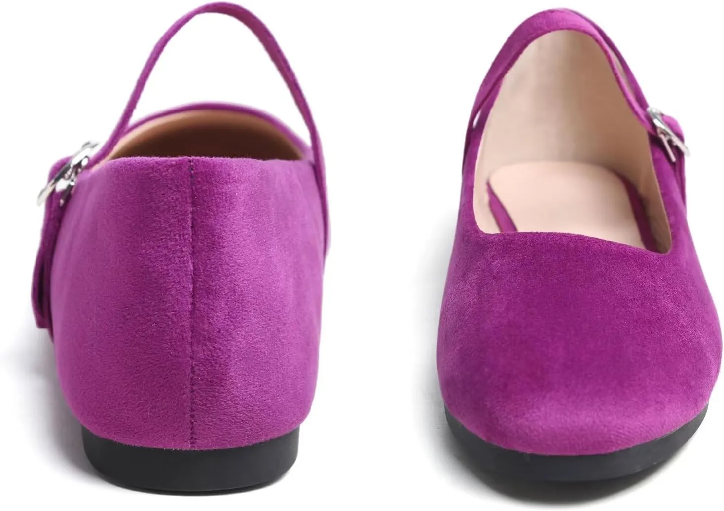 SAILING LU Women Pointed Toe Mary Janes Shoes Retro Plaid Dress Shoes Comfortable Ballet Flats Portable Holiday Shoes
