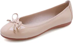 SAILING LU Women's Foldable Flat Shoes Portable Travel Ballet Flats Roll Up Slipper Shoes