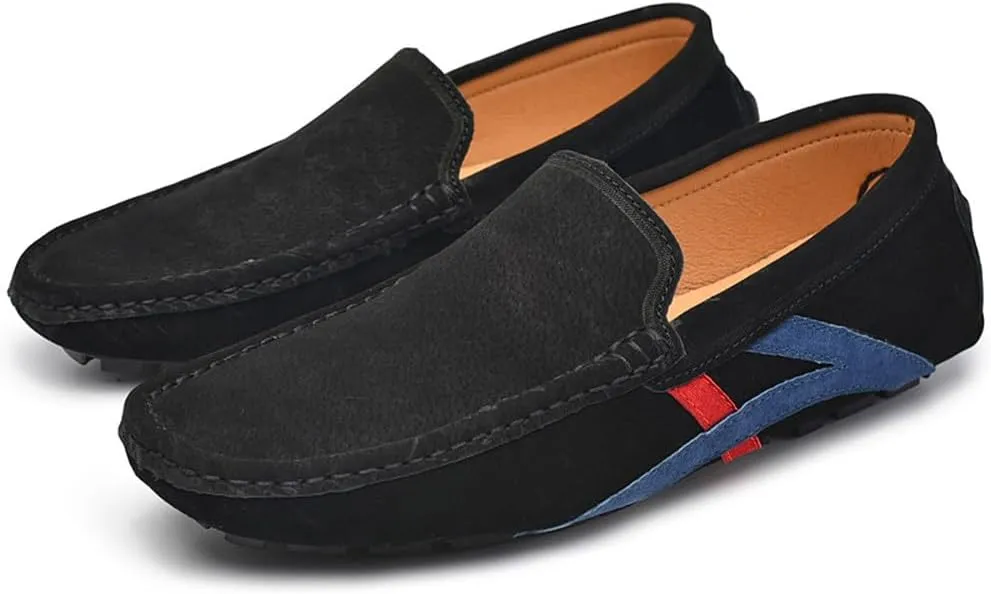 Santimon Men's Driving Shoes Loafers Moccasin Slip-On Boat Shoes for Men