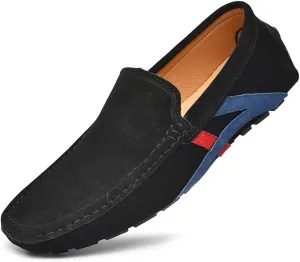 Santimon Men's Driving Shoes Loafers Moccasin Slip-On Boat Shoes for Men