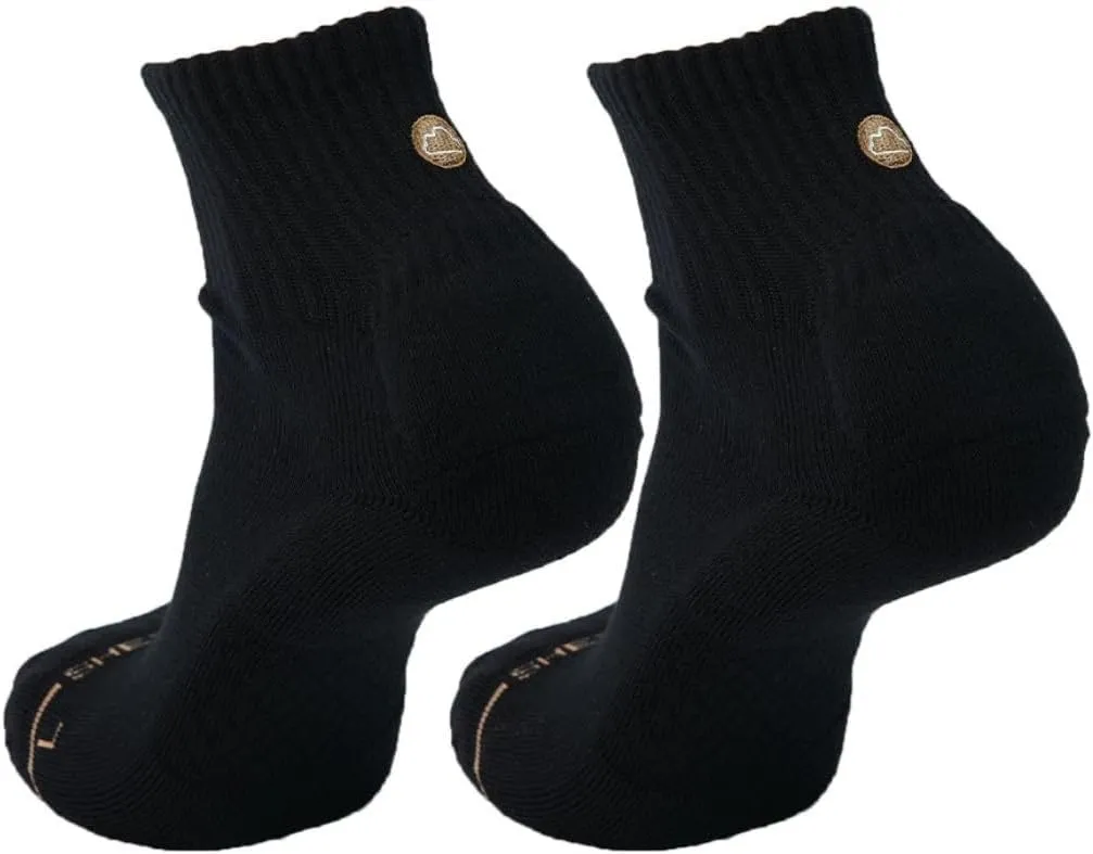 SHEZZA Anti-Blister Cushion Heel Padded Quarter Sock-Breathable,Comfortable-seen on TikTok