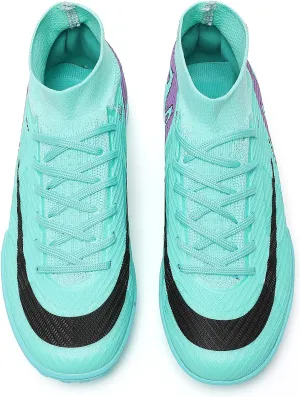Soccer Cleats for Kids Turf Soccer Shoes Indoor Boys Girls Football Shoes Youth TF AG Artificial Ground Trainning Athletic Sneakers Outdoor