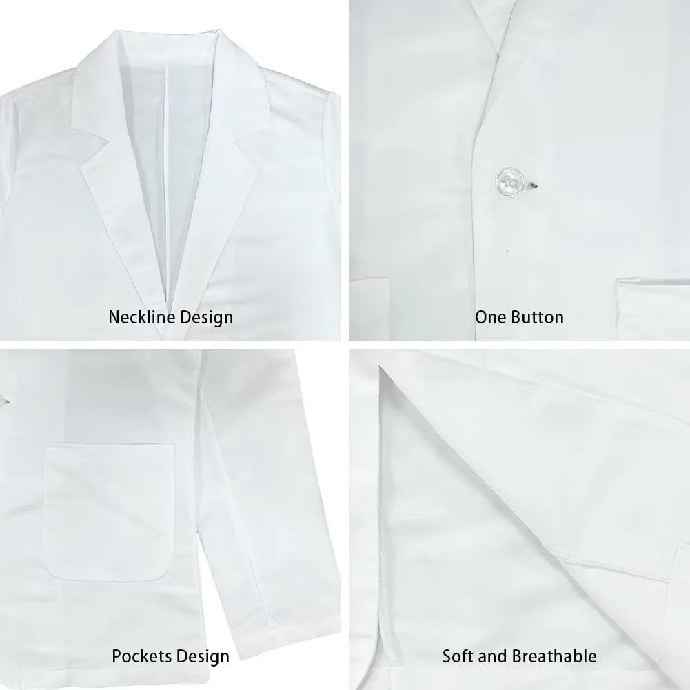 Sprowallow Men's Casual One Button Blazers Lightweight Jacket Sports Coat with Pockets Fit Business Suit