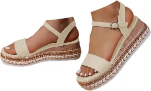 Summer New European And Thick Soled Open Toe Sandals With A Single Strap And High Heels For Women Sandals for Women 7