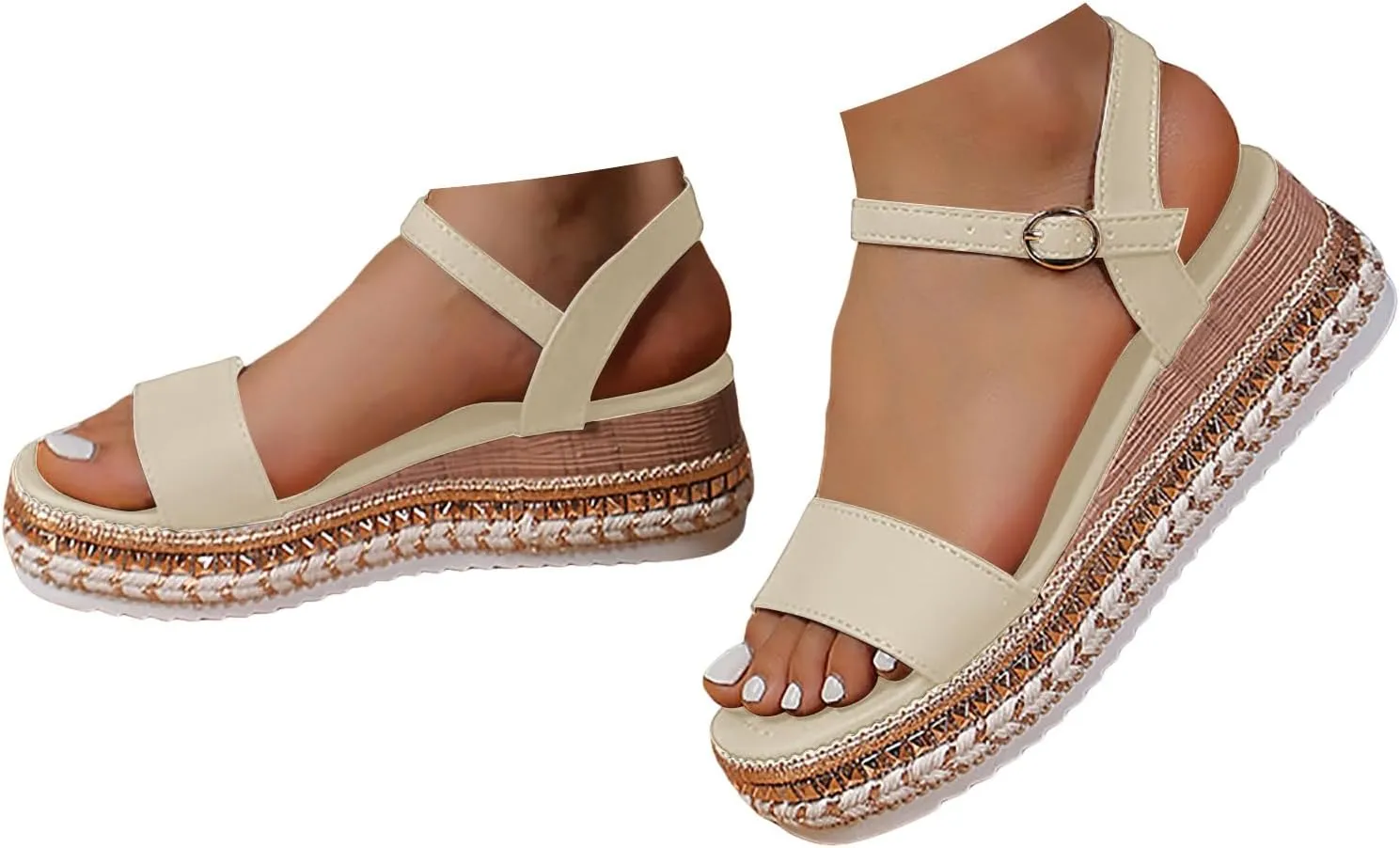 Summer New European And Thick Soled Open Toe Sandals With A Single Strap And High Heels For Women Sandals for Women 7