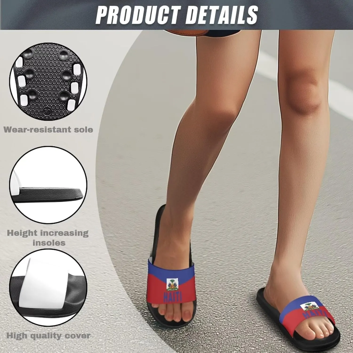 Summer Slide Slippers for Women Beach Slippers Slide Sandal Non-Slip Light Weight Shower Slides Sandals