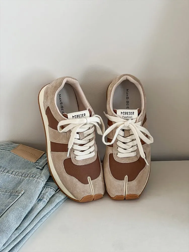 Tabi Shoes Split Toe Sneakers Non Slip Breathable Soft Low Top Cute Y2K Kawaii Fashion Trendy Retro Good Looking Gifts for Daughter Back to School Streetwear Spring Summer Fall Tennis Outdoors