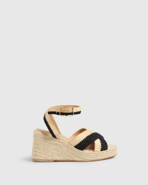 Tatiana Espadrilles - Natural/Black