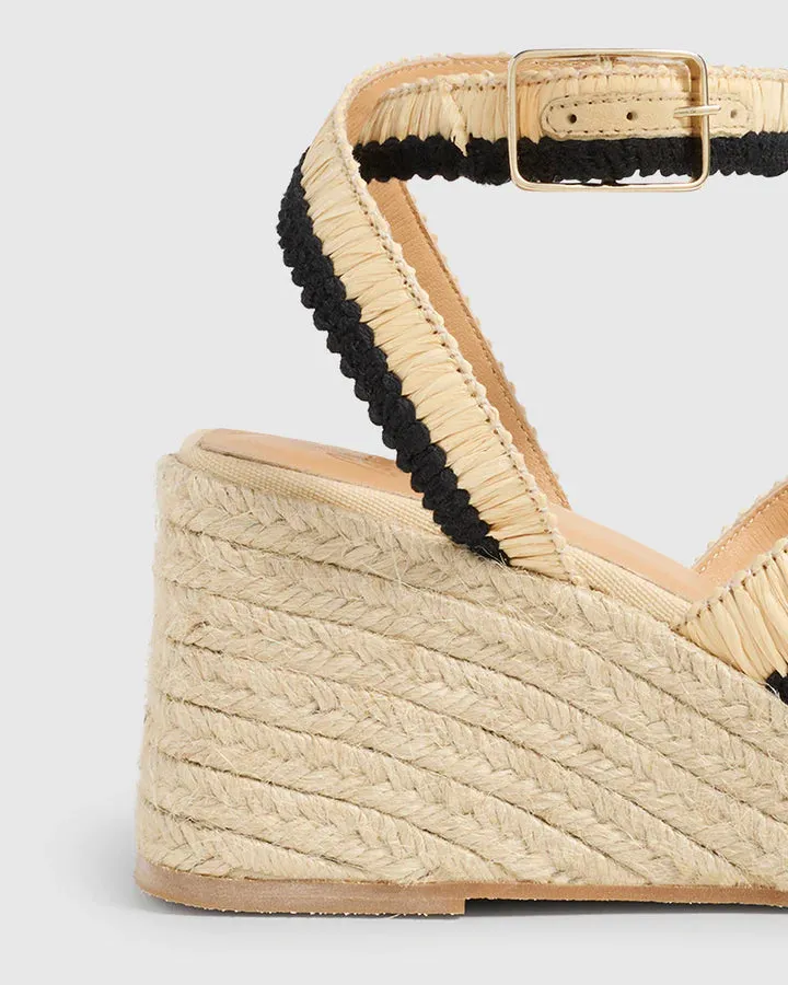 Tatiana Espadrilles - Natural/Black