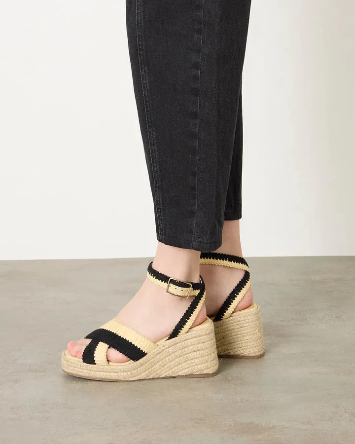 Tatiana Espadrilles - Natural/Black
