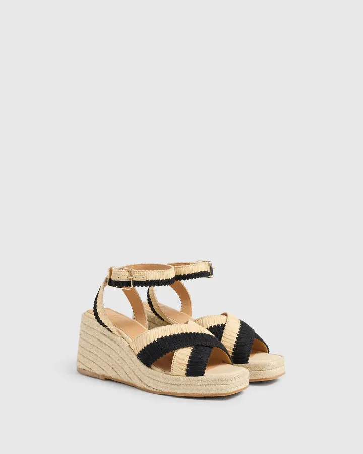 Tatiana Espadrilles - Natural/Black