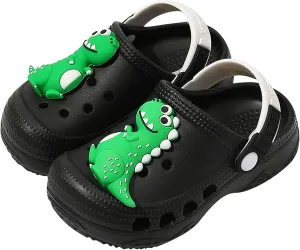 Toddler Clogs Boys Girls Kids Dinosaur Garden Shoes Slip on Sandals Slides Water Summer Shoes for Outdoor Beach Pool