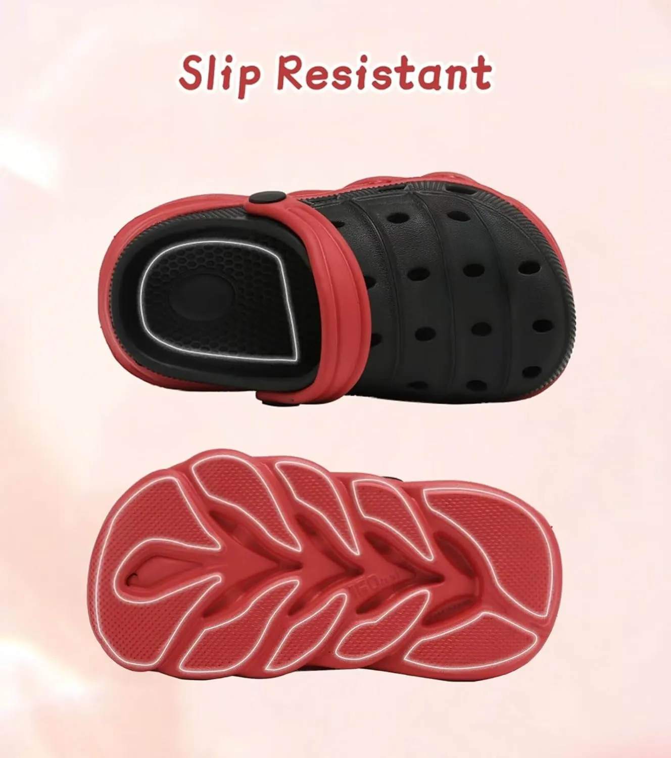 Toddler Kids Clogs Slip on Slide Sandals Slippers for Beach Pool Garden