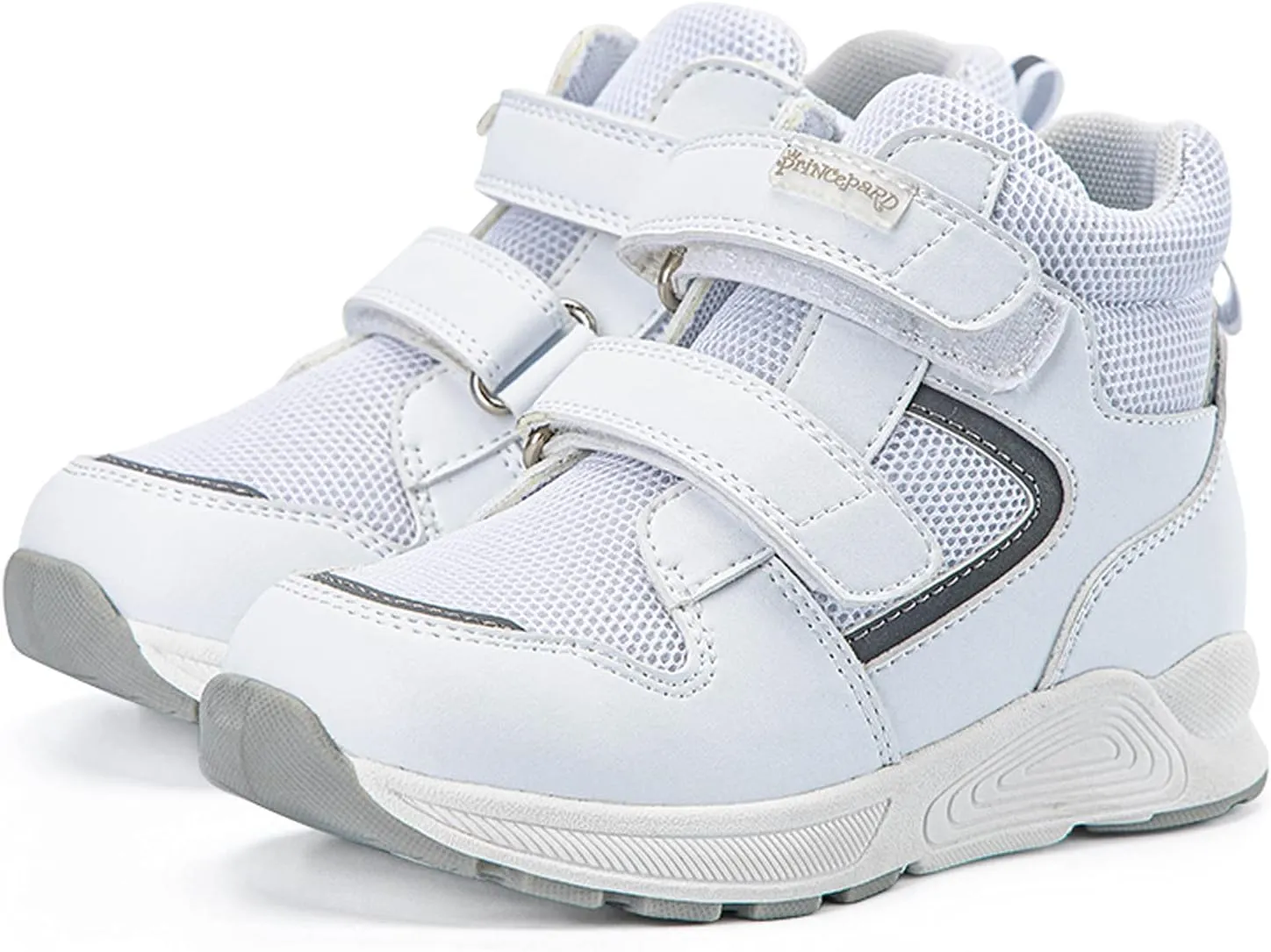 Toddlers Orthopedic Shoes，Kids High-top Corrective Sneakers for Boys and Girls with Arch and Ankle Support, Non-Slip Soles