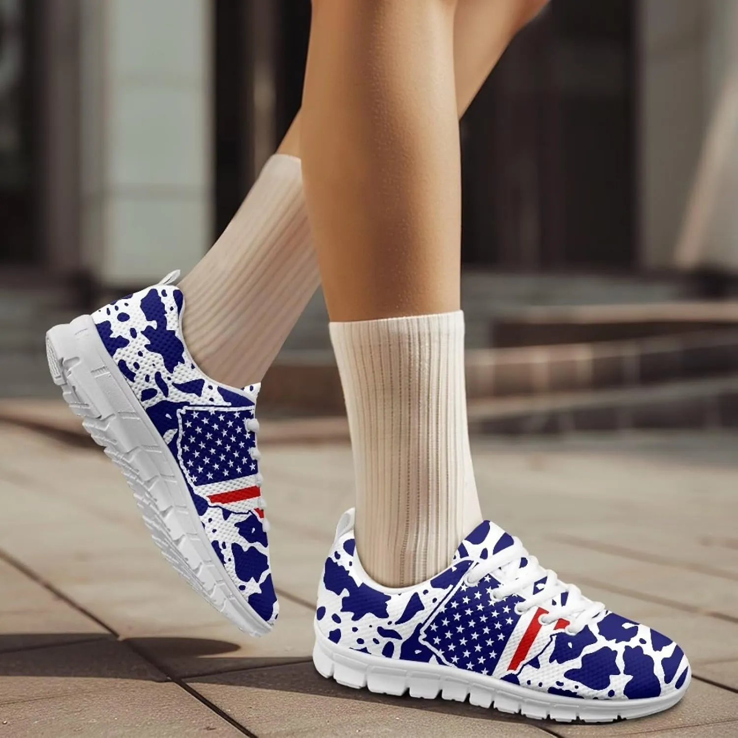 Trendy Running Shoes for Women Fashion Sneakers Breathable Tennis Shoes