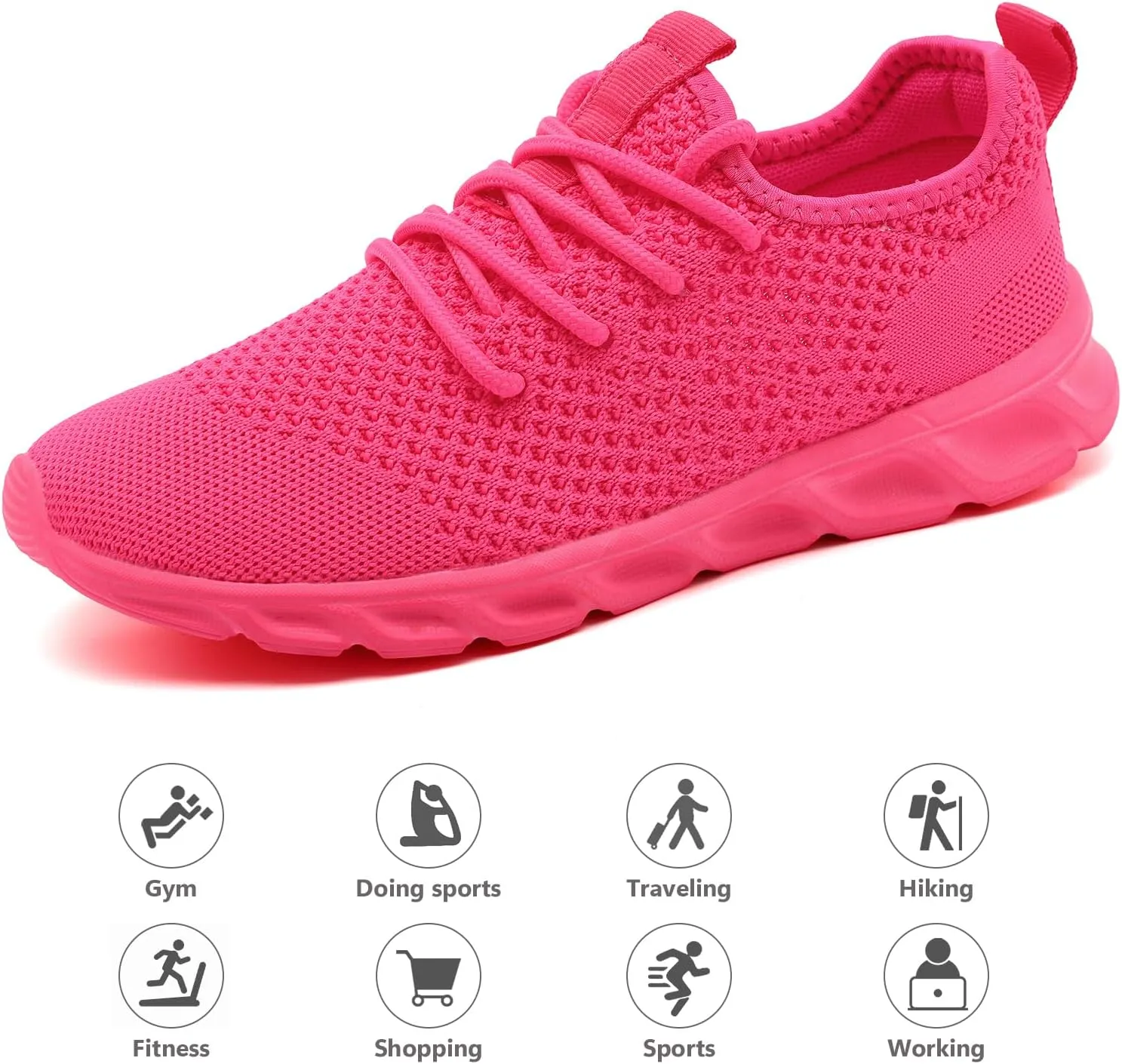 Tvtaop Running Shoes Womens Sneakers Tennis Walking Workout Gym Shoes Lightweight Comfortable Trail Running