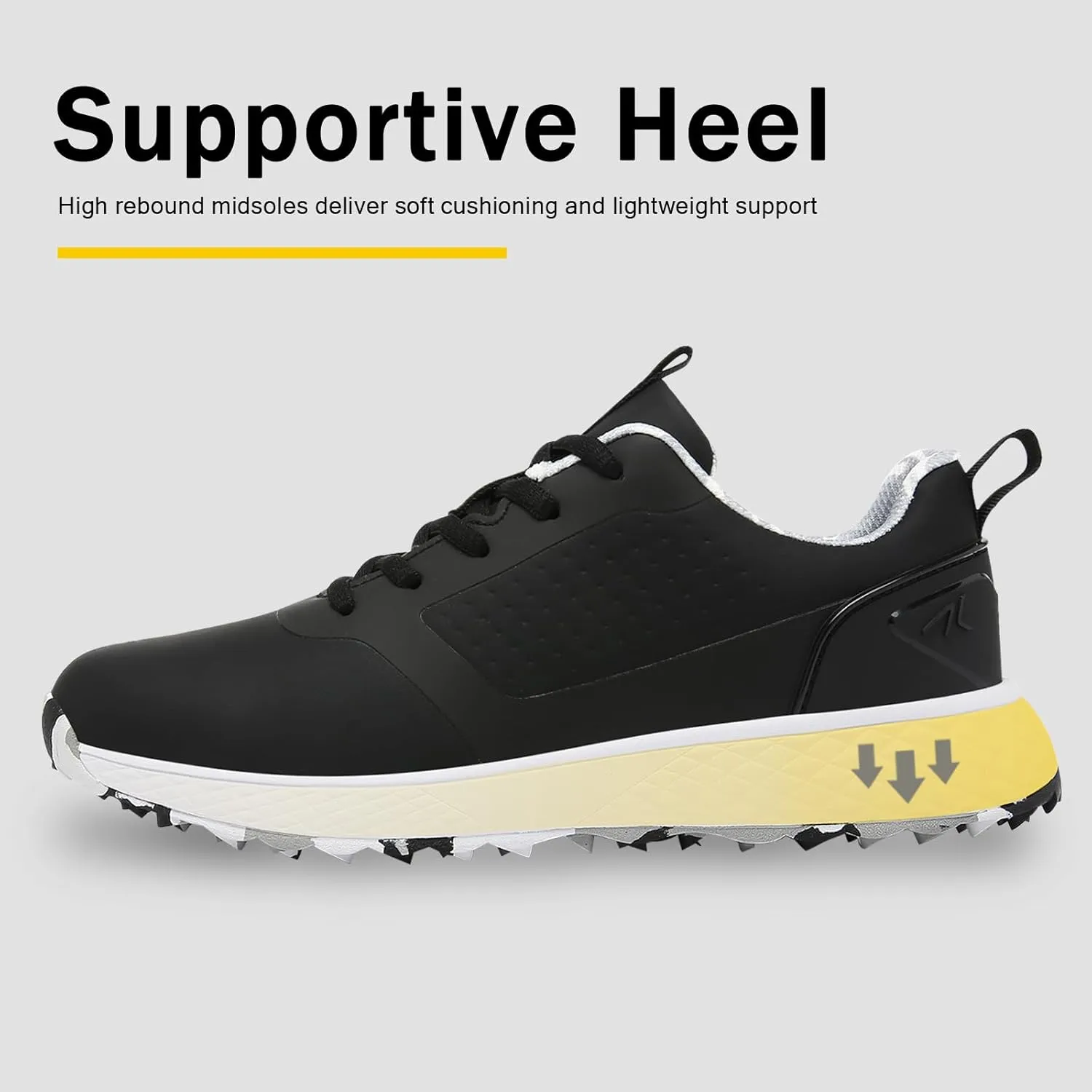 ULTIANT Women Golf Shoes Spikeless Waterproof Golf Sport Sneakers Size5-9.5