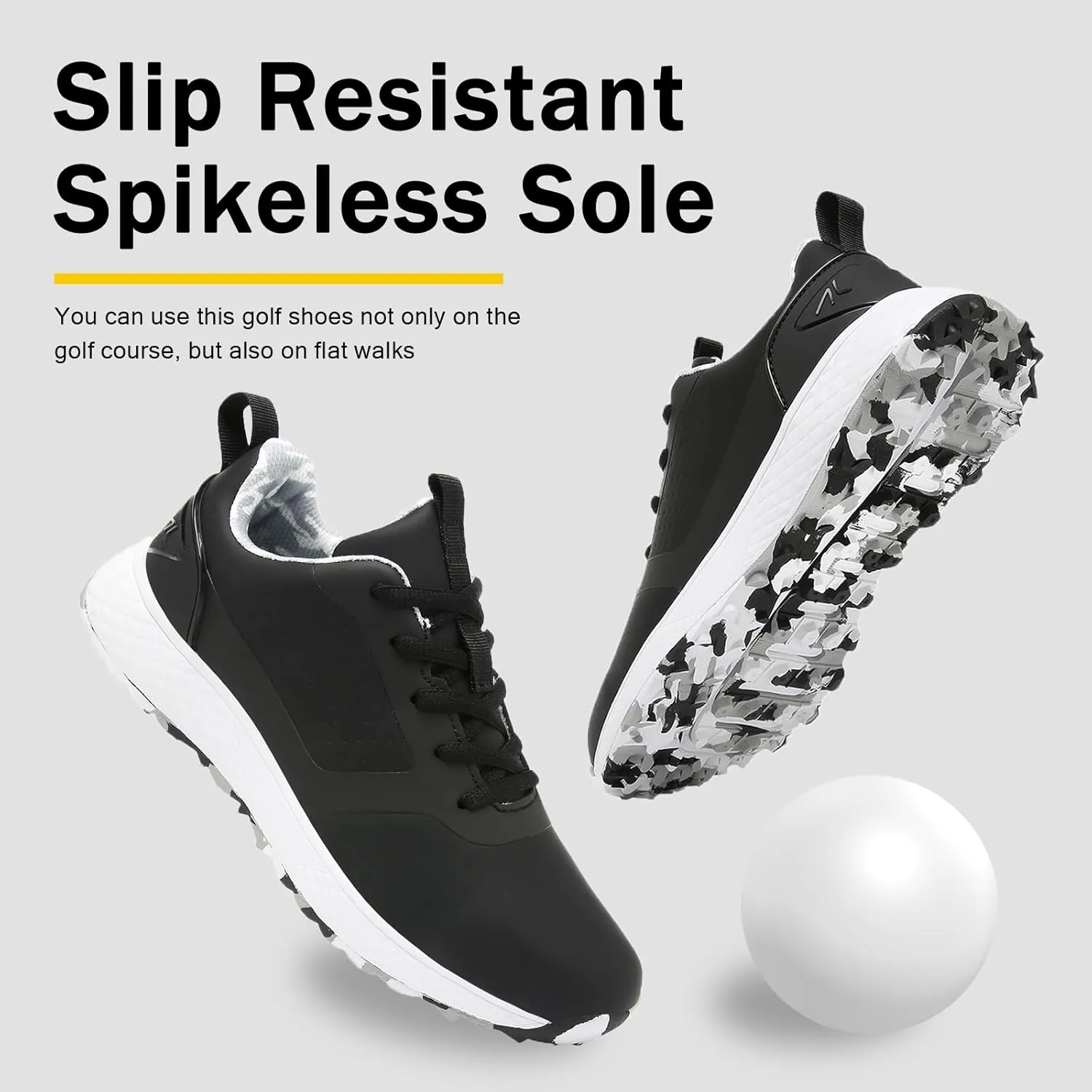 ULTIANT Women Golf Shoes Spikeless Waterproof Golf Sport Sneakers Size5-9.5